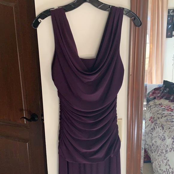Nightway Formal Maxi Dress- Purple size 6 - Picture 2 of 5
